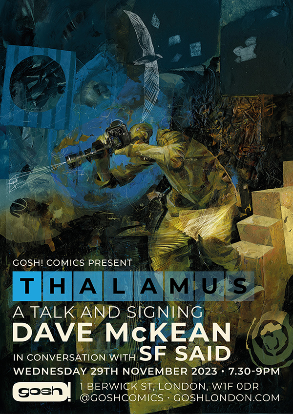 Thalamus Talk & Signing With Dave McKean - Gosh! Comics